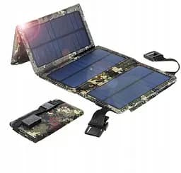 Складний сонячний заряд Solar panel 20w 5V 1.5A з контролером і USB - мініатюра 7