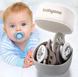 Контейнер - футляр для соски та пустушки BabyOno Білий - мініатюра 2