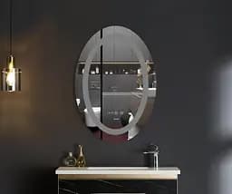 Дзеркало Mixxus Plain MV02-50x70 (годинник, LED-підсвічування, антизапотівання) MI6010 - мініатюра 8