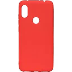 Чохол-накладка Toto 1 mm Matt TPU Case Xiaomi Redmi Note 6 Pro Red
