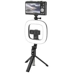 Трипод монопод Hoco LV03 Plus Showfull fill light live broadcast holder 0.95 m LED с кольцевым освещением