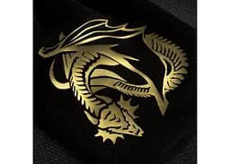 Мішечок для кубиків Q-Workshop Dragon Black & golden Velour Dice Bag (BDRA201) - мініатюра 2