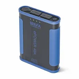 Повербанк (Power Bank) Brevia ePower 48000mAh 153.6Wh LiFePo4 черно-синий(44048)