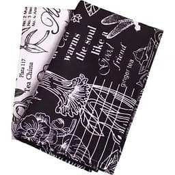 Набір рушників MirSon №636 Black and white story 50х30 см 2 шт. (2200006740582)