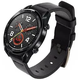 Шкіряний ремінець Primo Classic для годинника Huawei Watch GT 2/GT Active 46 мм Black