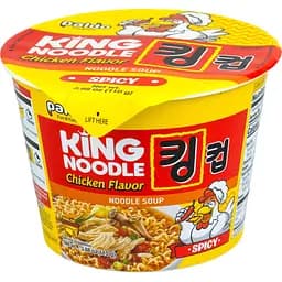 Суп рамьон King Noodle Chicken Flavor (Spicy) у мисці Paldo 110г