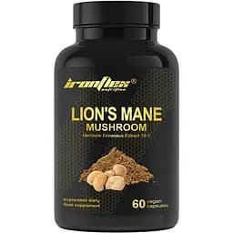 Экстракт гриба львиная грива IronFlex Lion's Mane Mushroom 500 mg, 60 вегакапсул для поддержки нервной системы
