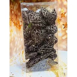 Набір підвісок легкі блискучі 40 шт Шоколадний