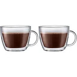 Набір чашок для лате Bodum Bistro 0.45 л 2 шт. (10608-10)