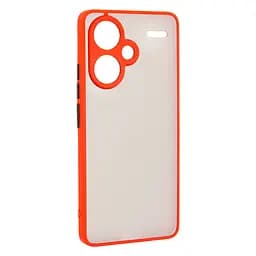 Чехол-накладка для Xiaomi Redmi Note 13 Pro+ 5G, Frosted Matte, красный, противоударный чехол с защитой всего корпуса, термополиуретан TPU + поликарбонат PC, ArmorStandart (ARM71841)