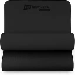 Мат для фітнесу Hop-Sport TPE 0,6см HS-T006GM чорний