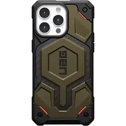 Чехол-накладка Urban Armor Gear Monarch Pro Magsafe Apple iPhone 15 Pro Max Carbon Elemental Green (11422211427B)