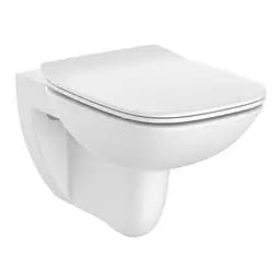 Унитаз подвесной Roca Debba Rimless A34H993000с сидением Soft Close Slim, Белый