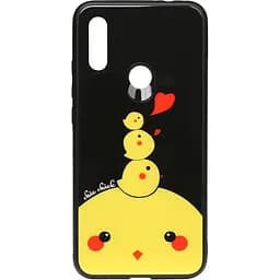 Чохол-накладка Toto Cartoon Print Glass Case Xiaomi Redmi 7 Chicken Chick