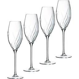 Набір келихів CD'A Swirly для шампанського 240 мл 4 шт. (V2830)