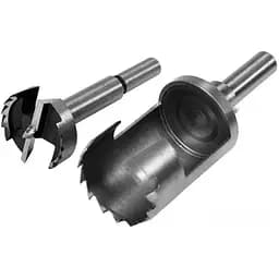 Сверла по дереву коронка и фреза Yato Ø=35 мм l=110/90 мм 2 шт. (YT-33834)