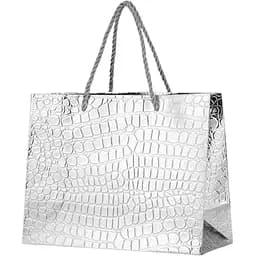 Пакет подарунковий PY031937 Срібний