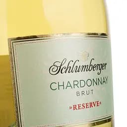 Ігристе вино Schlumberger Reserve Chardonnay brut, біле, брют, 12%, 0,75 л - мініатюра 3