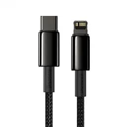 Кабель Baseus Tungsten Gold Fast Charging Data Cable Type-C to iP PD 20W 1 м Чорний - мініатюра 2