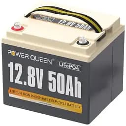Аккумуляторная батарея Power Queen LiFePO4 12V 50Ah H-190 640Wh BMS 50A