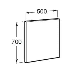 Дзеркало для ванної кімнати Roca Victoria Basic 50 см A812345406 - мініатюра 3
