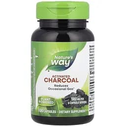 Активированный уголь Nature's Way Activated Charcoal, 100 капсул