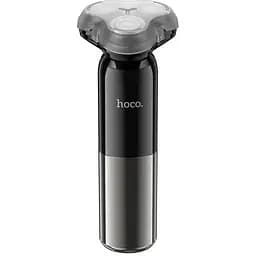 Чоловіча електробритва для бороди Hoco HP35 Induction 3-blade electric shaver 600mAh IPX7 Black - мініатюра 3