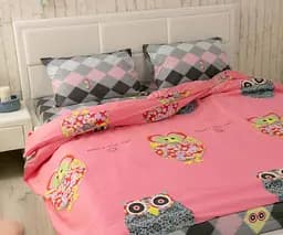 Комплект постельного белья Руно полуторный "Owl" сатин 1.137К_Owl