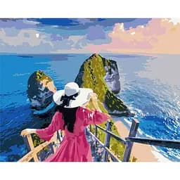 Набор для росписи по номерам Леди на островах, 40x50 см, BS51548