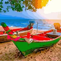 Картина за номерами ArtCraft На узбережжі Таїланду 40х40 см 10515-АС