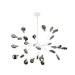 Люстра стельова LED Levistella 918LP262-27 WH+BK, 27W, білий і чорний, сучасний стиль для дому