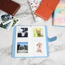 Фотоальбом для Fujifilm Instax Square на 80 фото, блакитний  + Чохол для фотоапарата Fujifilm Instax Square SQ1 Прозорий В Подарунок - мініатюра 6