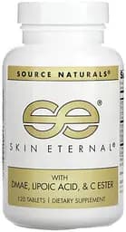 Натуральна добавка Source Naturals Skin Eternal with DMAE Lipoic Acid and C Ester, 120 таблеток