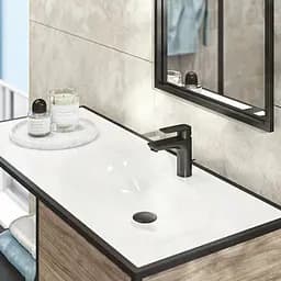 Змішувач для умивальника Kludi Pure&Style 100 DN 15 чорний мат 402903975 - мініатюра 2