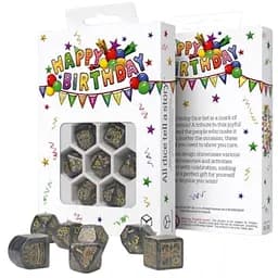 Набор кубиков Happy Birthday Dice Set: Confetti , 7 шт. (RHPB03)