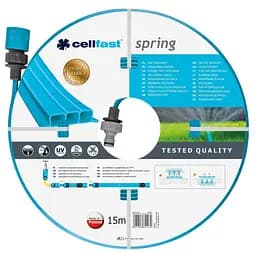 Шланг садовий SPRING зрошувальний перфорований 15м Cellfast sad0001940