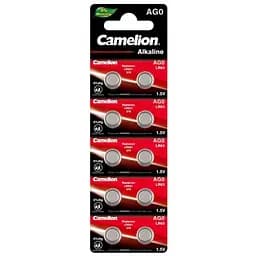 Батарейка Camelion AG0 / LR521 / LR63 Alkaline x 10 (AG0-BP10)