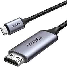 Кабель адаптер Ugreen MM142 USB-C to HDMI Male Cable Aluminum Shell 1,5 метра