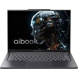 Ноутбук Thunderobot 14 Aibook14 2880x1800 IPS/Ryzen 7 8745HS/16GB/1TB/Radeon 780M/DOS/Gray (Air-R78745H16G1TQ120HWG)