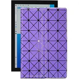 Чехол StatusCASE из экокожи для планшета Lenovo Idea pad Duet 3 N4020 Фиолетовый ромб