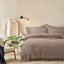 Плед Lotus Home Rius кофейный 170х130 см (svt-2000022324380)