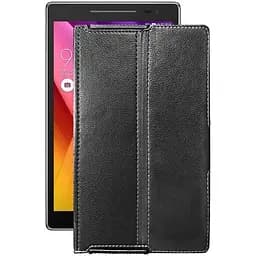 Чохол StatusCASE з екошкіри для планшету Asus ZenPad 8.0 (Z380M) Чорний глянець