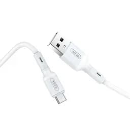 Кабель Hoco Micro USB Prime charging data cable X65, 1 м белый