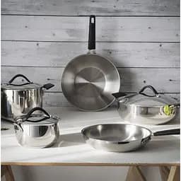 Сковорода Barazzoni 33 Carati  Inox 28 см 2.1 л (170106028) - мініатюра 4