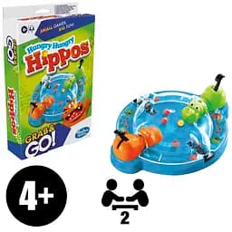 Настільна гра дорожня Hasbro Голодні бегемотики (F8255) - мініатюра 3