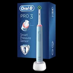 Електрична зубна щітка Oral-B Pro 3 3000 СrossAсtion, синя