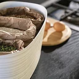 Хлібниця Guzzini Tierra з бамбуковою кришкою 39.2x23.2x19 см молочна (179600156) - мініатюра 4