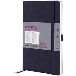 Щотижневик Axent 2027 Partner Soft Skin 125x195 мм синій (8509-27-02-A)