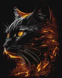 Картина за номерами Вогняна краса з фарбами металік extra 40x50 см КНО6516