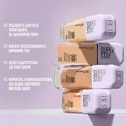 Тональна основа Maybelline New York Super Stay Lumi-Matte відтінок 96 (Peachy Pink) 35 мл (B3517700) - мініатюра 5